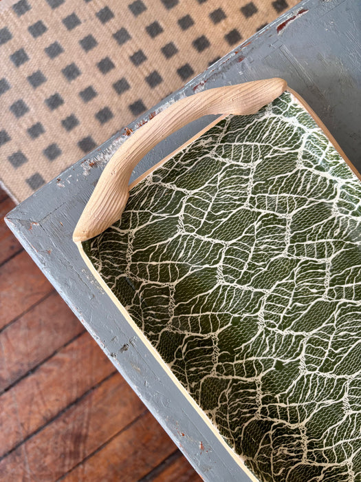 Tart Tray w/Handles - Foliage Pine