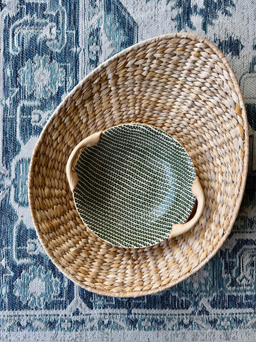 9" Vegetable Bowl w/Handles - Strata Pine