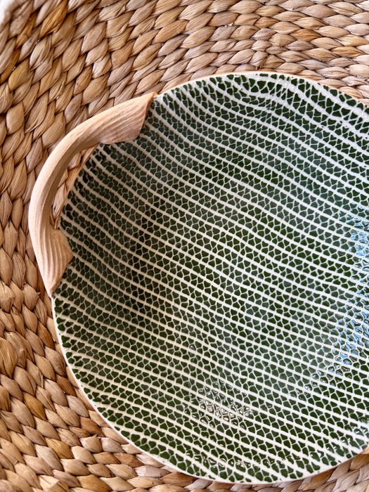 9" Vegetable Bowl w/Handles - Strata Pine