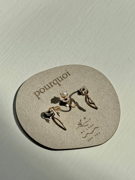 By Land & Sea x Pourquoi - Earring Trio Set