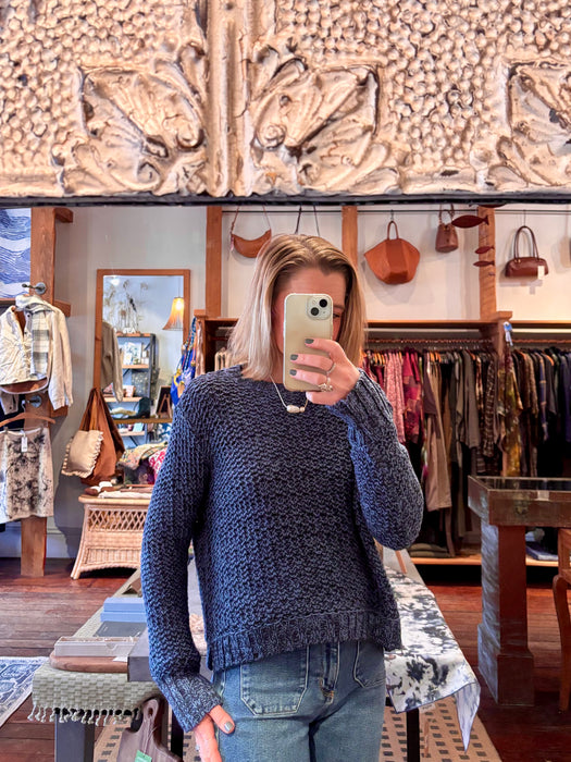 Maura Marled Cotton Sweater
