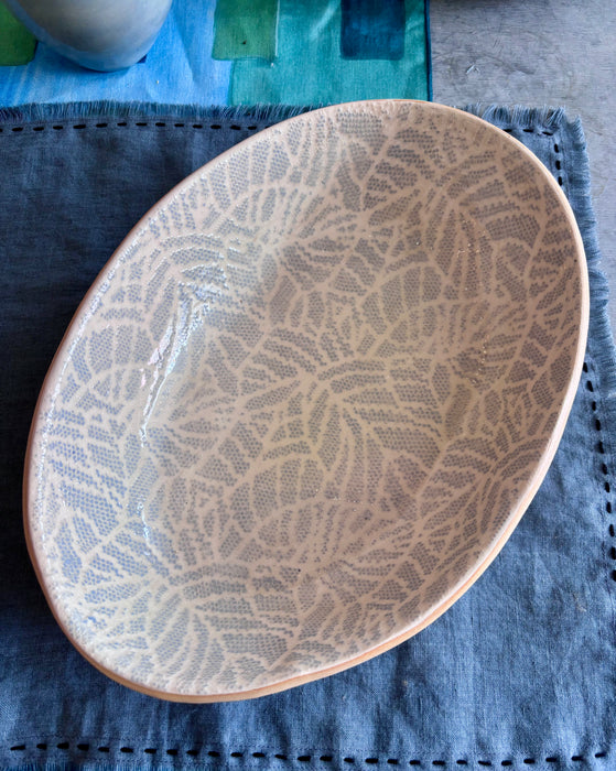 Medium Nested Oval Bowl - Tropica Opal