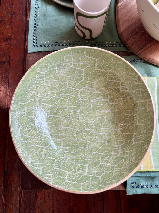 Medium Serving Bowl - Foliage Citrus