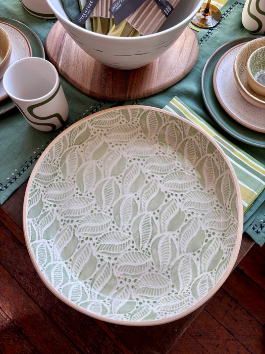Large Round Cocktail Tray - Tahiti Citrus
