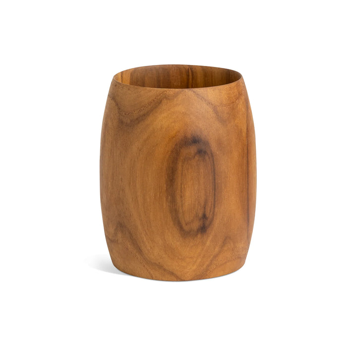 Wood Vase/Utensil Holder