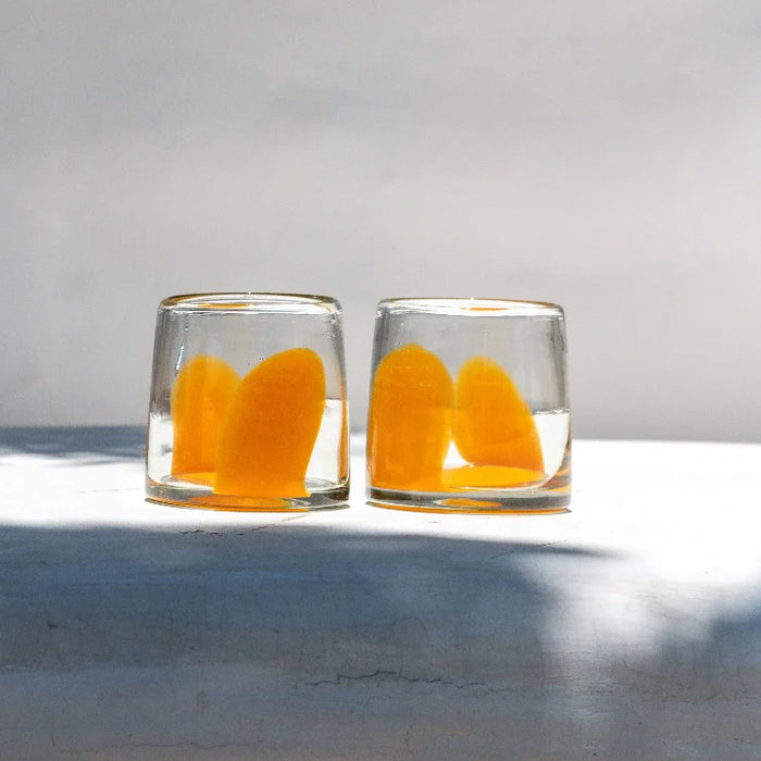 Brushstroke Glass Tumbler