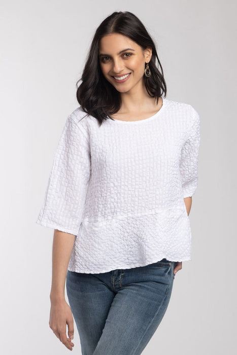 Ruching Top w/Pockets