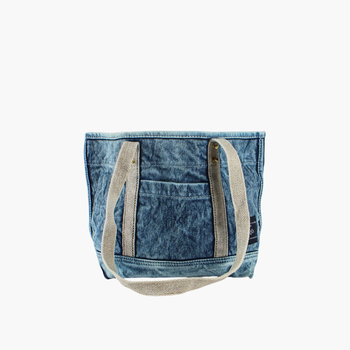 Lunch Tote | Washed Denim