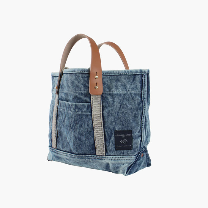 Lunch Tote | Washed Denim