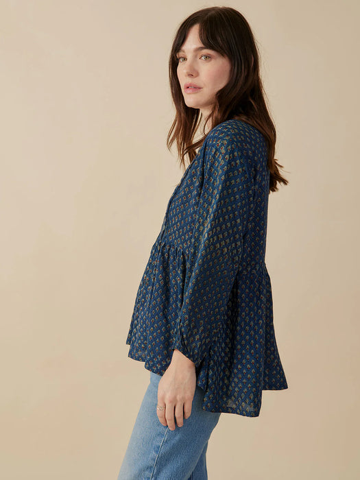 Sohla Midnight Floral Blouse