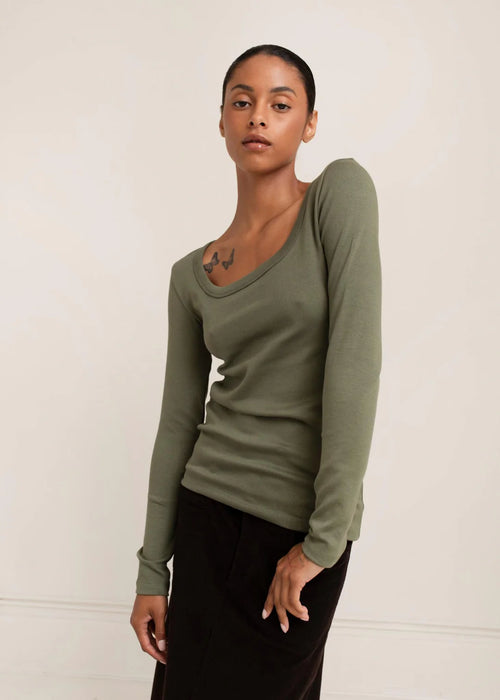 Toni Square Neck Top