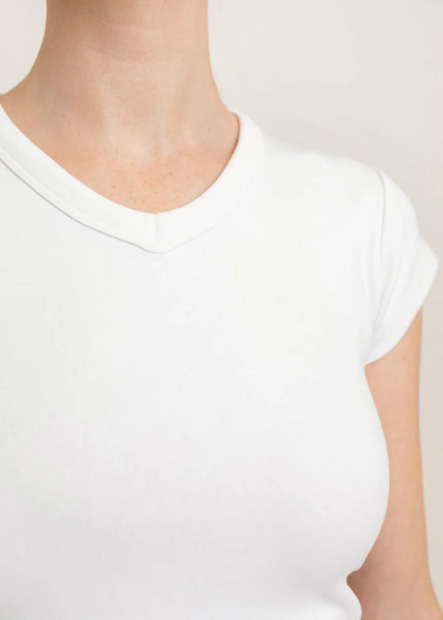 Suzy High V-Neck Tee