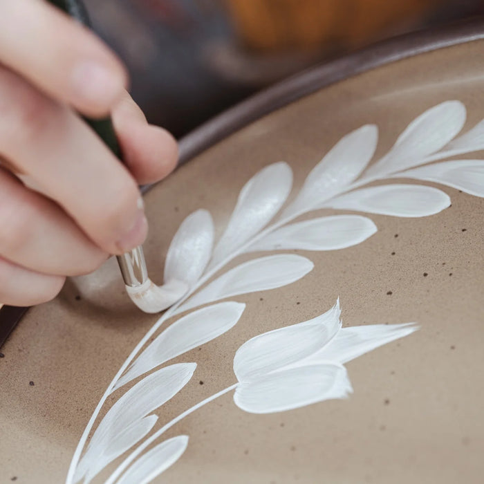 The Tulip Crown Hand Painted Mug
