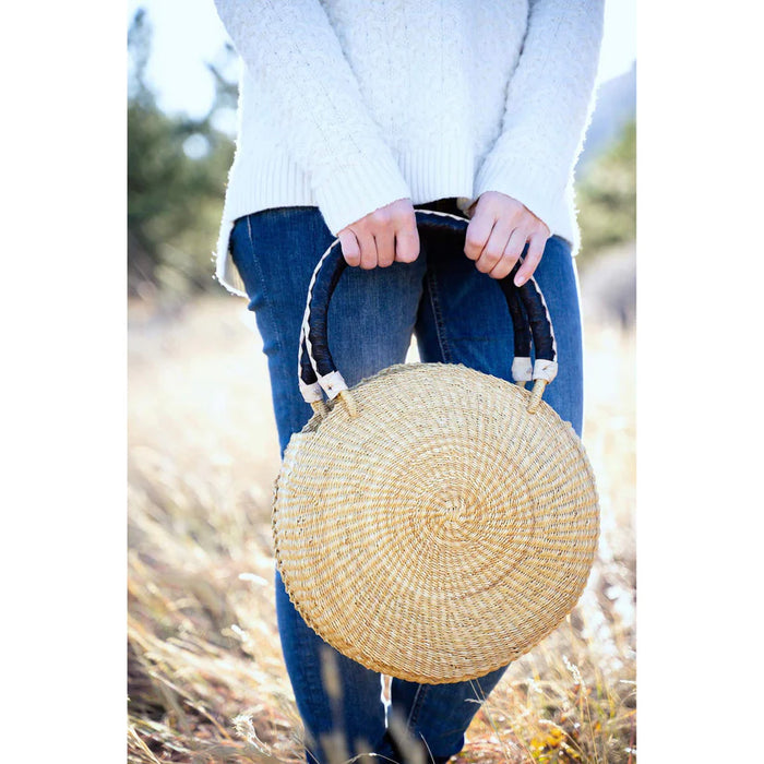 Round Grass Purse