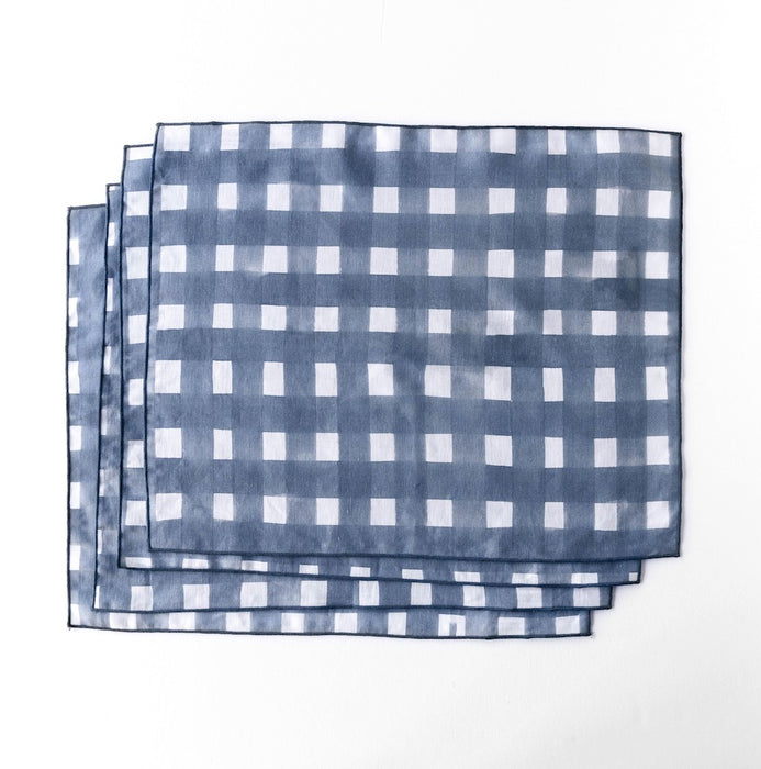 Blue Cross Hatch Placemat