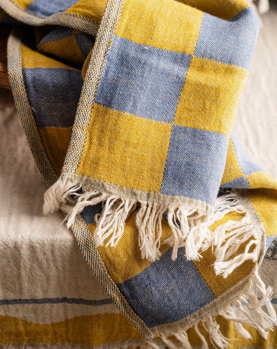 Sardine Hand Stitched Kitchen Towel - Set of 2