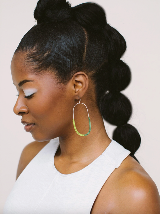 On the Move Macramé Earrings