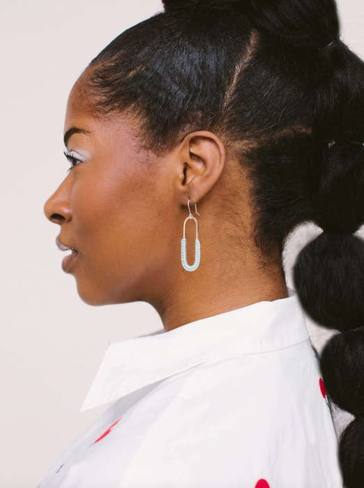 Macramé Link Earrings