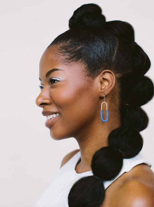 Macramé Link Earrings