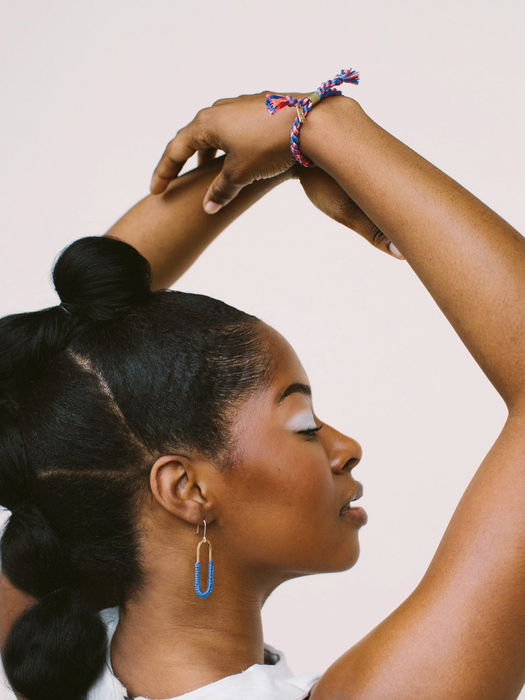 Macramé Link Earrings