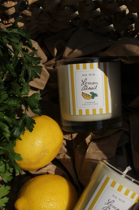 Lemon Basil 8oz Candle