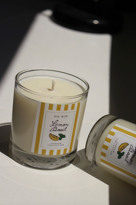 Lemon Basil 8oz Candle
