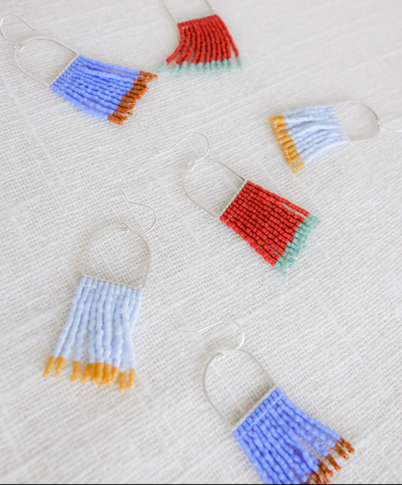 Mini Drop Fringe Earrings