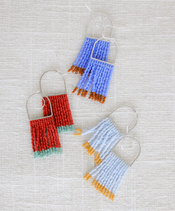 Mini Drop Fringe Earrings