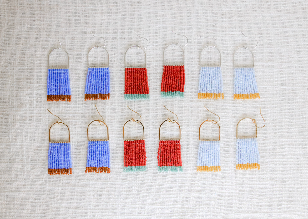 Mini Drop Fringe Earrings