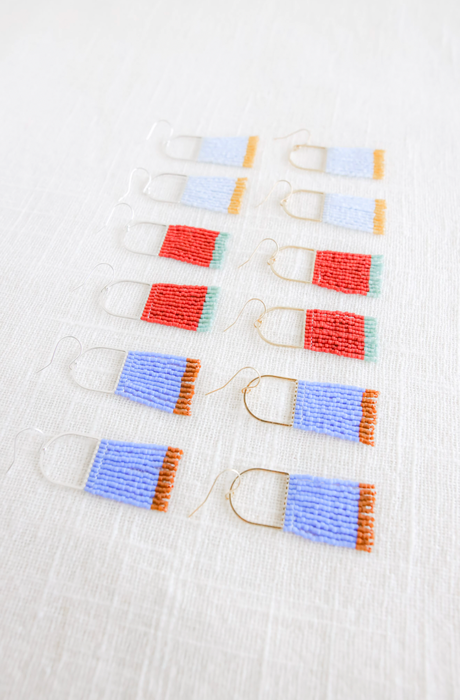 Mini Drop Fringe Earrings