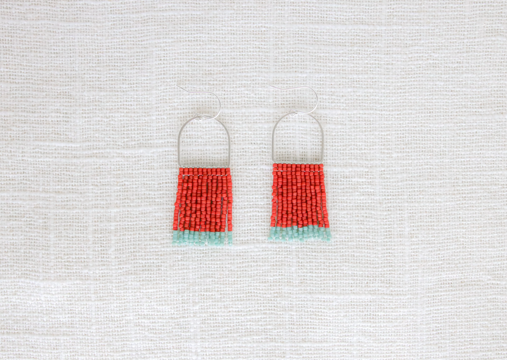 Mini Drop Fringe Earrings