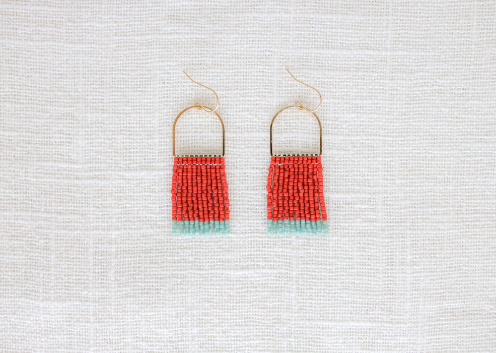 Mini Drop Fringe Earrings