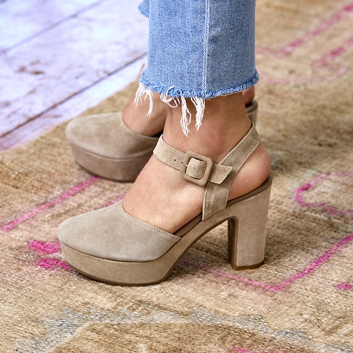 Torin Suede Platform Heel