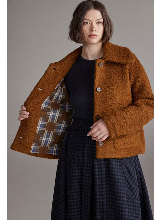 Button Teddy Jacket