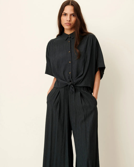 Alfassa Tie-Front Blouse