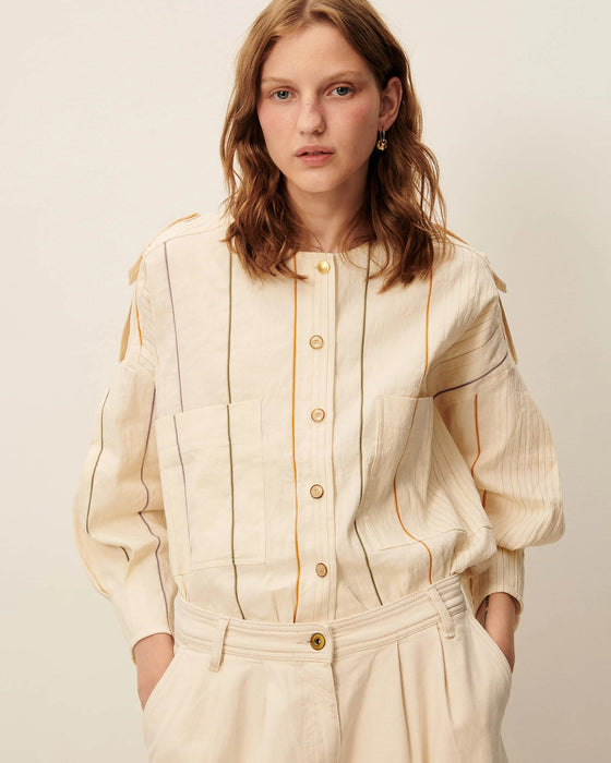 Calancas Round Neck Jacket