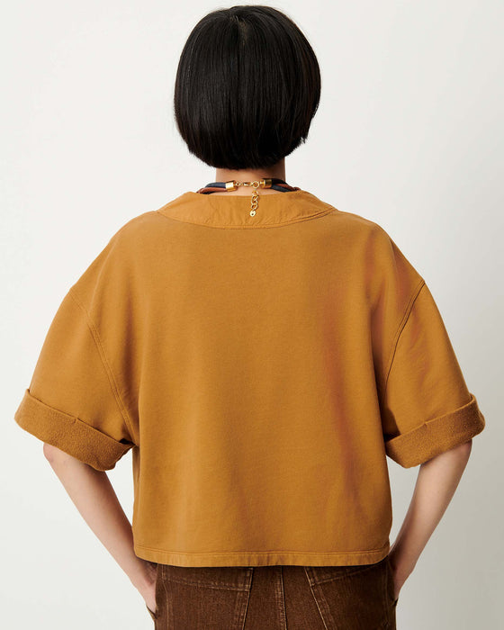 Button Sweatshirt Tee