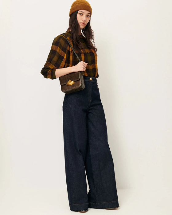 Nicolas Plaid Blouse