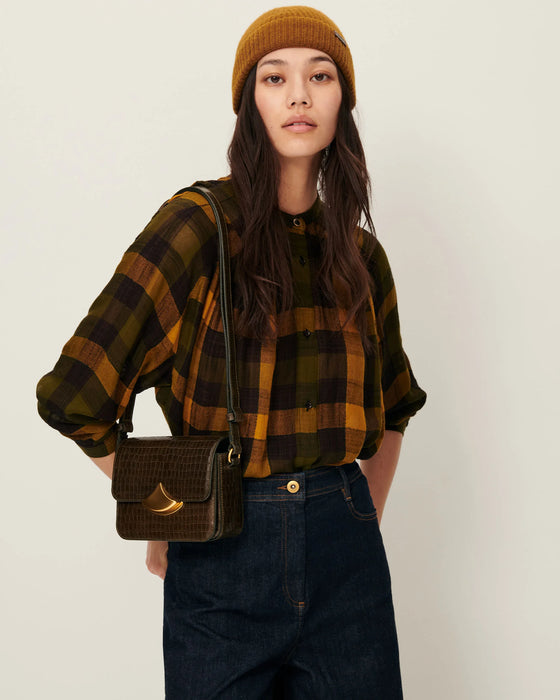 Nicolas Plaid Blouse