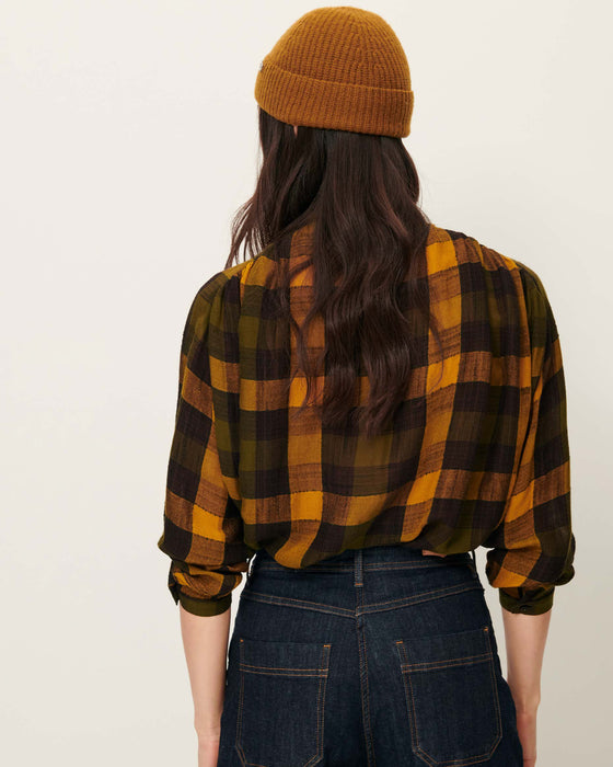 Nicolas Plaid Blouse