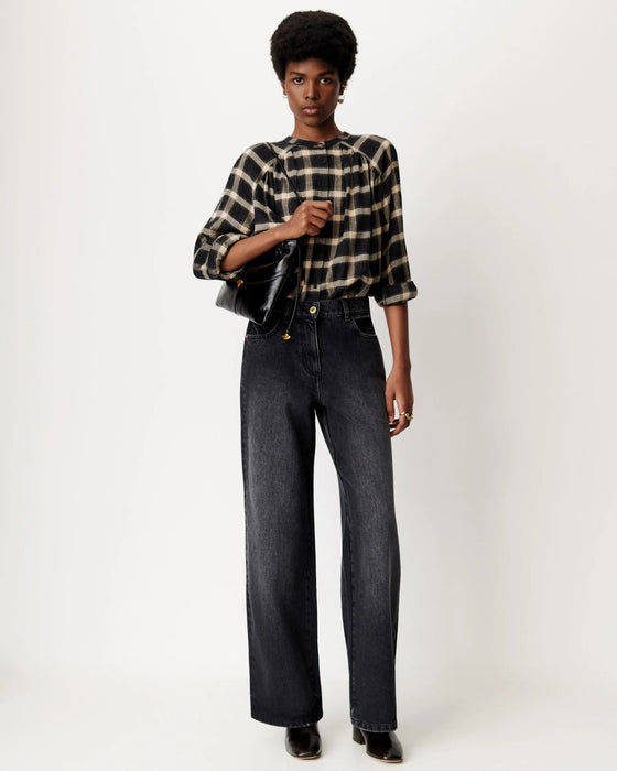 Nicolas Gathered Blouse