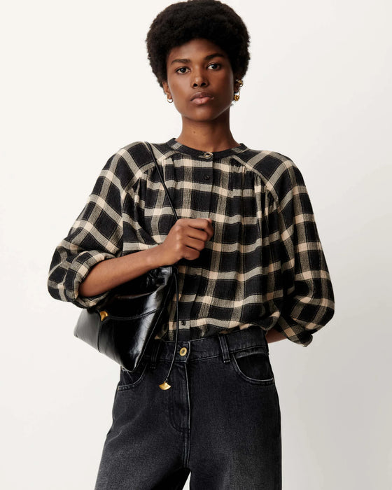 Nicolas Gathered Blouse