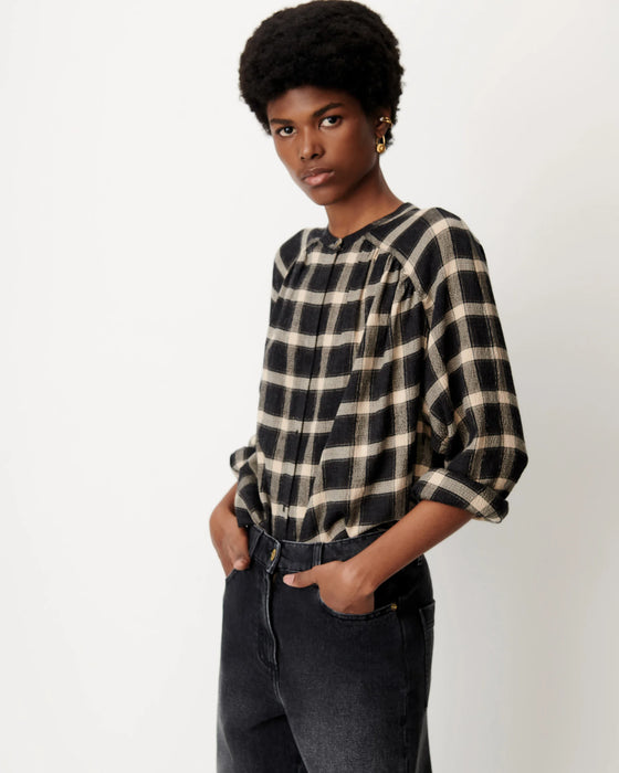 Nicolas Gathered Blouse