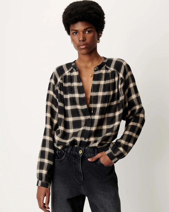 Nicolas Gathered Blouse