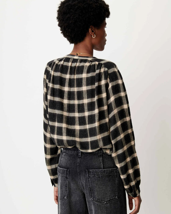 Nicolas Gathered Blouse