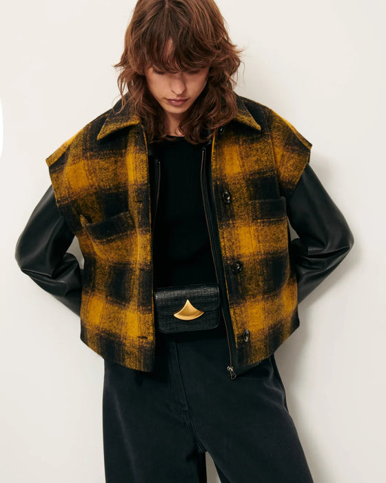Woodborn Plaid Sleeveless Vest