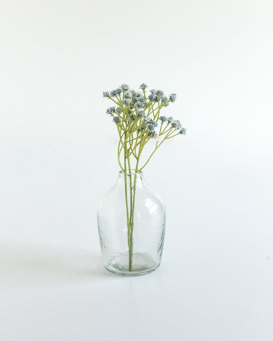 Haley Handblown Hammered Glass Bud Vase