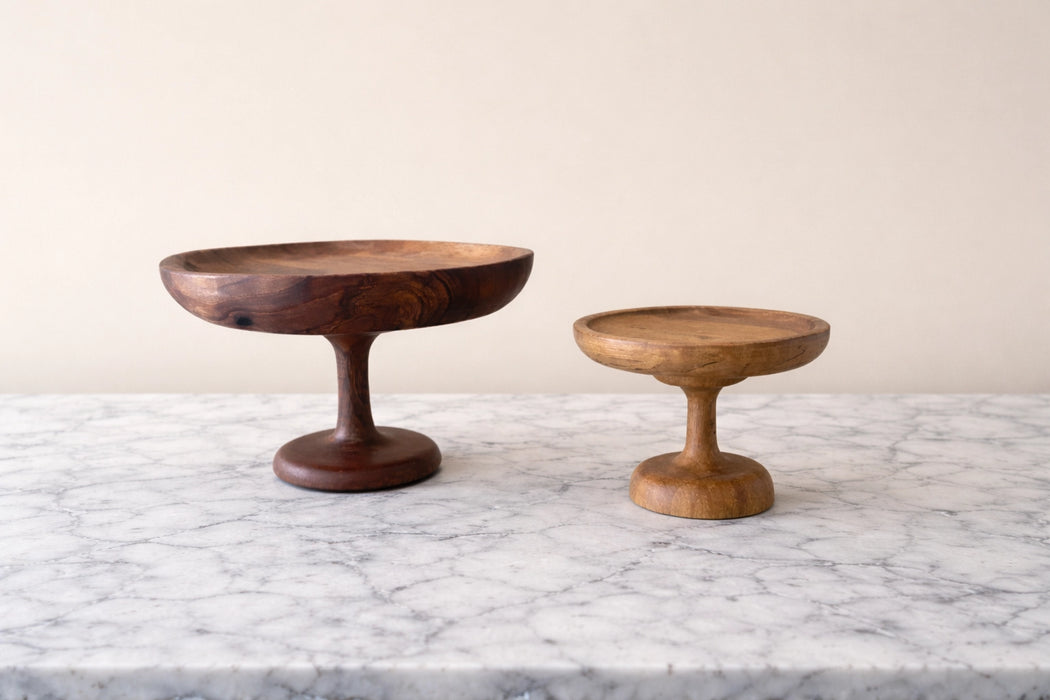 Wood Serving Stand