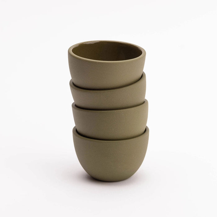 Handmade Ceramic Stacking Thimble Cup