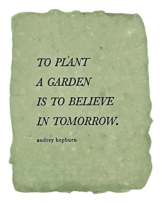 To Plant a Garden Note Card